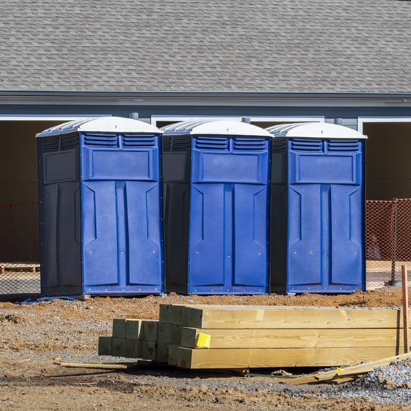 what is the expected delivery and pickup timeframe for the portable restrooms in Snead AL